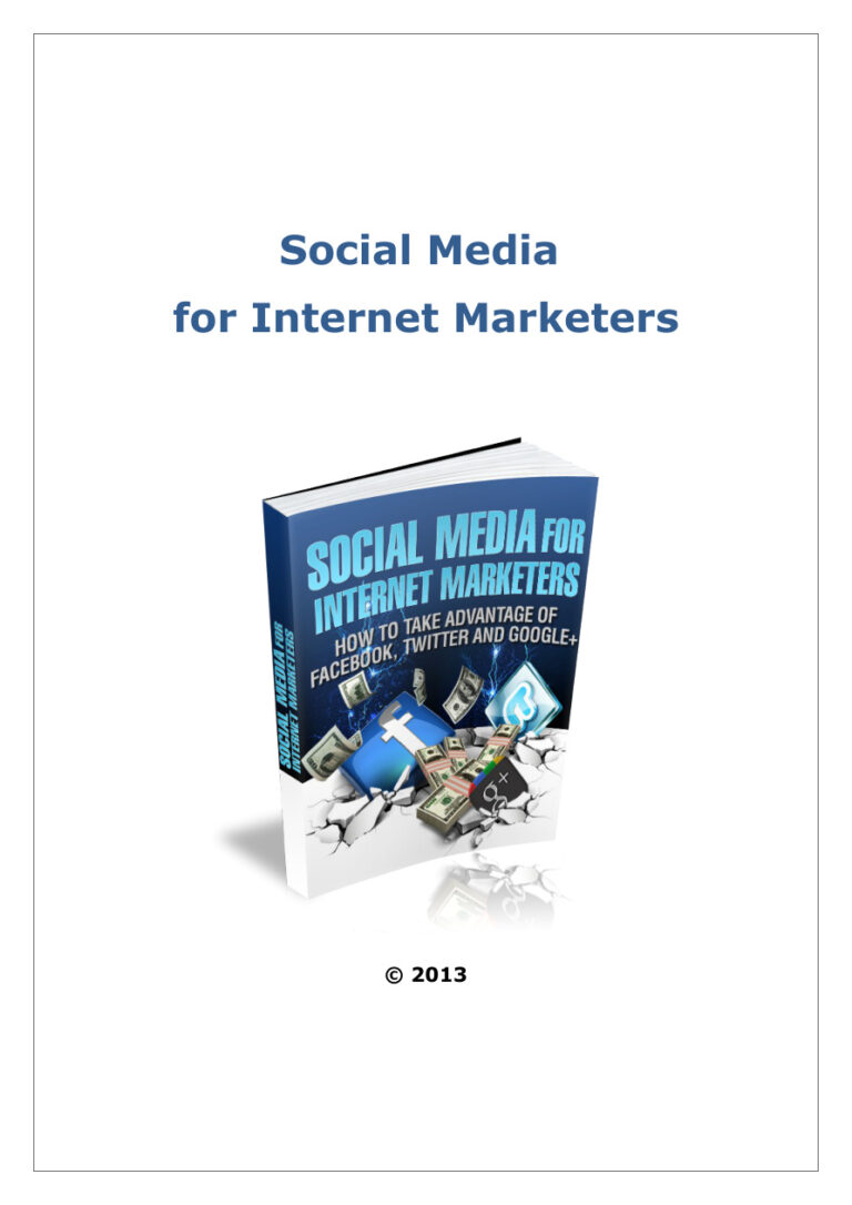 Social Media for Internet Marketers PDF Download – Unknown Author