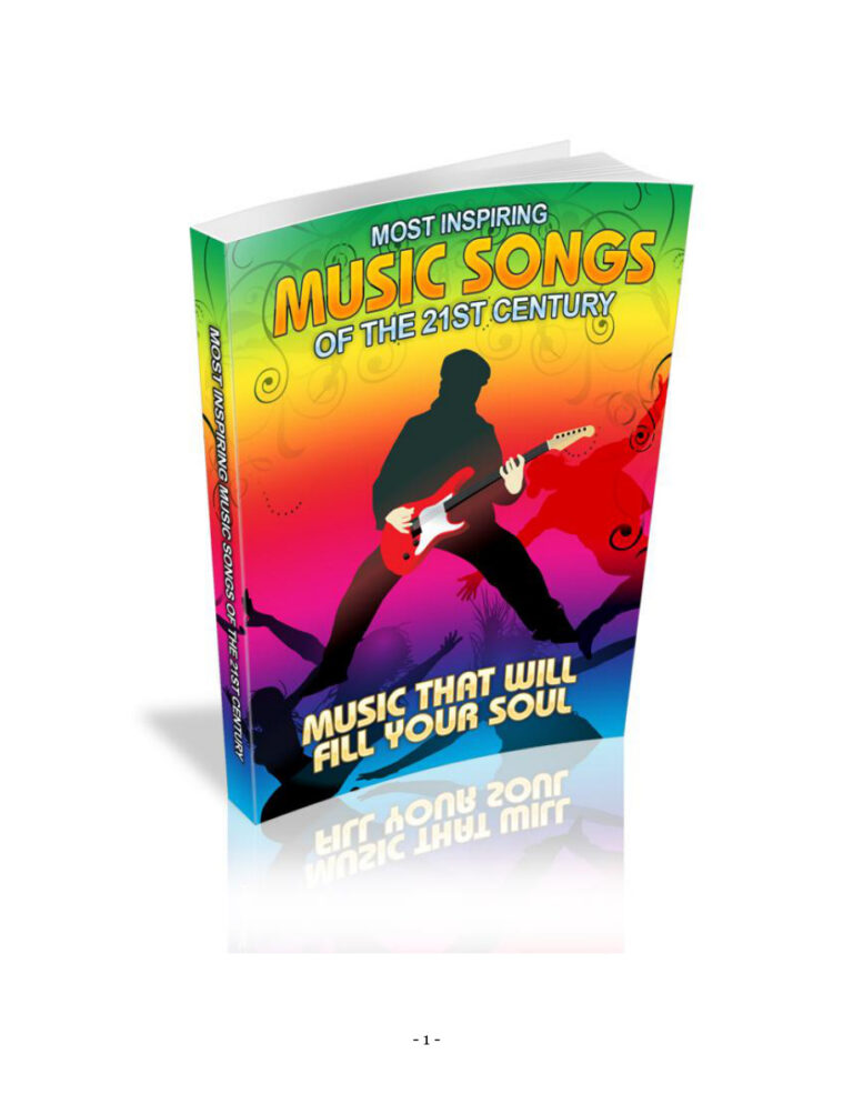 Most Inspiring Music Songs of the 21st Century PDF Download – Unknown Author
