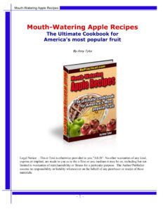 683d57868aba3 mouth watering apple recipes the ultimate cookbook for america s most popular fruit Kitap Kapağı