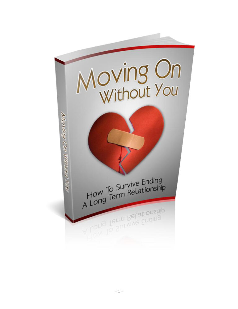 Moving On Without You PDF Download – Unknown Author