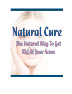 683dad3484380 natural ways to get rid of acne Kitap Kapağı