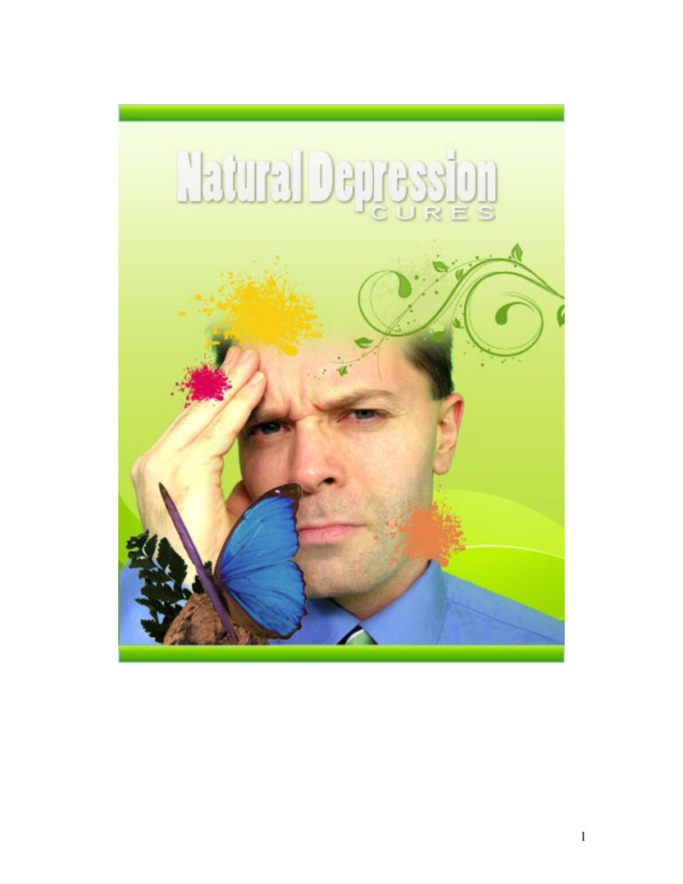 Natural Depression Cures PDF Download – Unknown Author