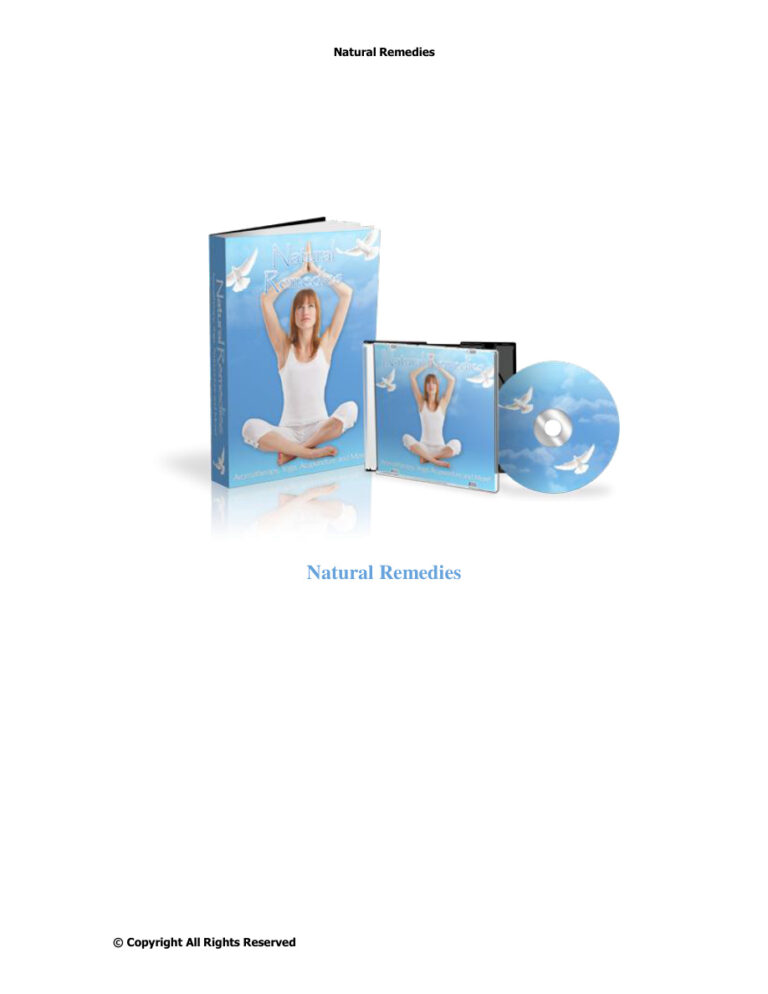 Natural Remedies PDF Download – Unknown Author