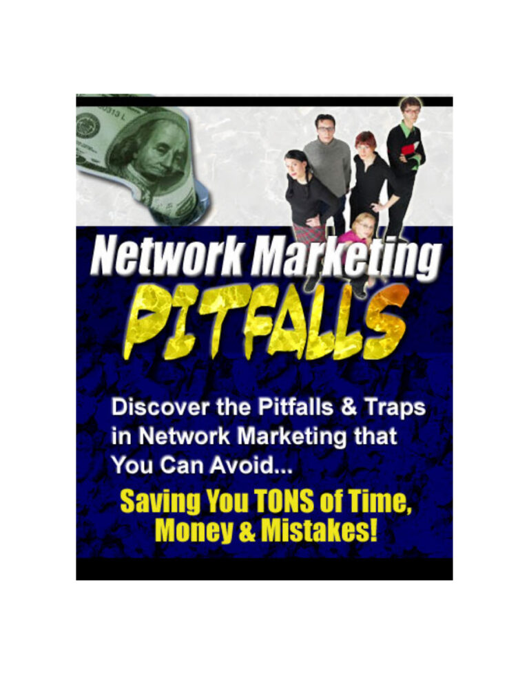 Network Marketing Pitfalls PDF Download – Unknown Author