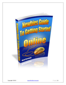 683ec229d8073 newbies guide to getting started online Kitap Kapağı
