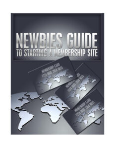 683ecb3a495aa newbies guide to starting a membership site Kitap Kapağı