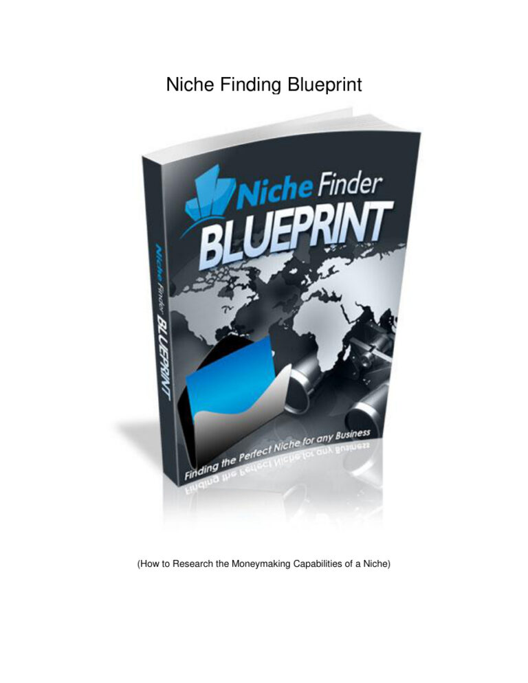 Niche Finding Blueprint PDF Download – Unknown Author