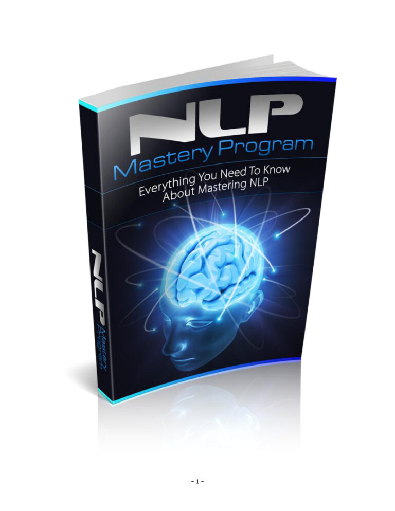 NLP Mastery Program PDF Download – Unknown Author