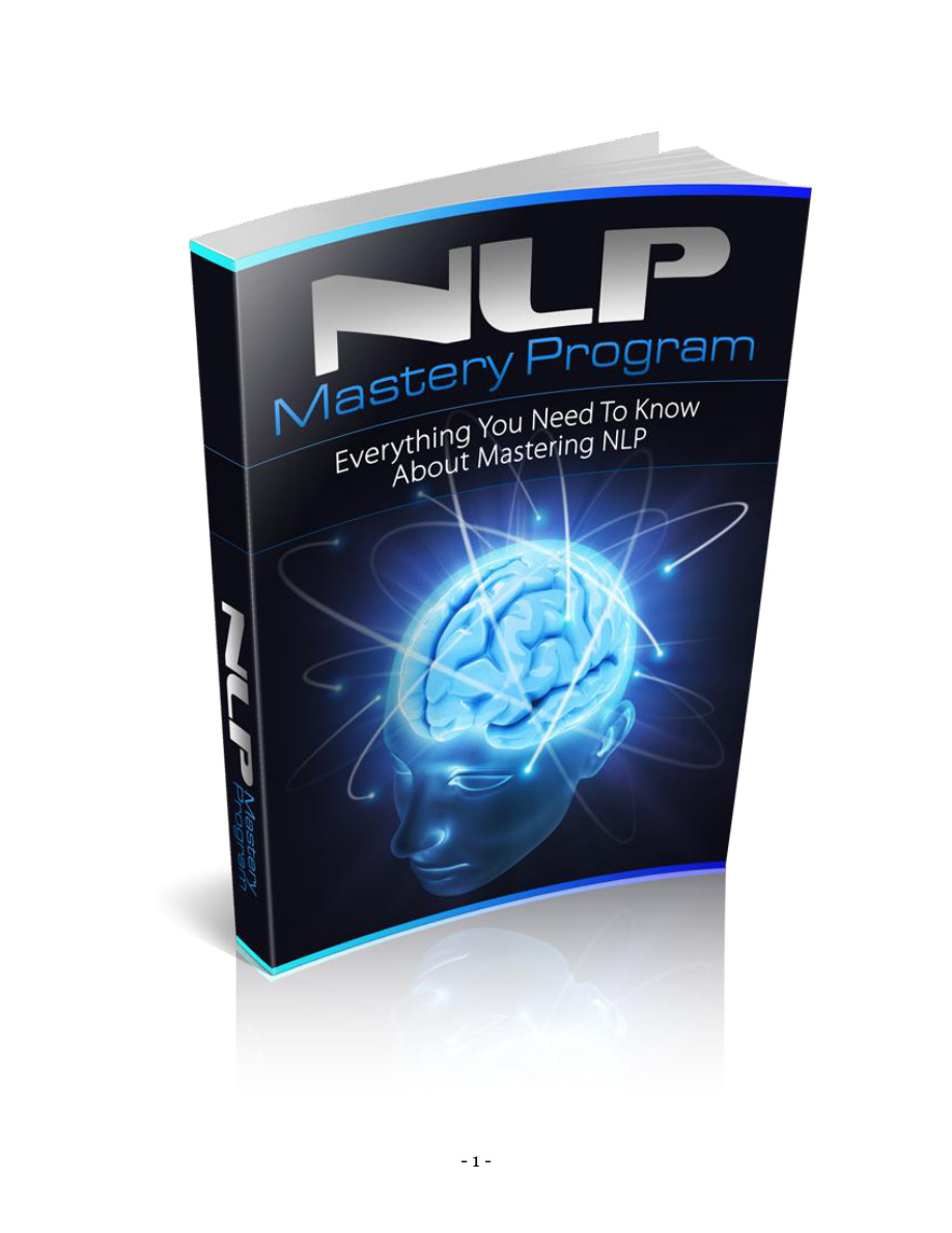 NLP Mastery Program PDF Download