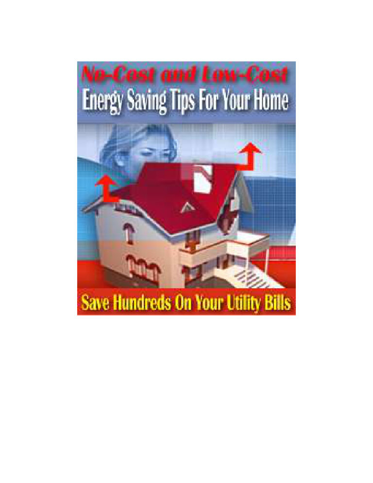 683fe5457c0f4 no cost and low cost energy saving tips for your home some hundred on your utility bills Kitap Kapağı