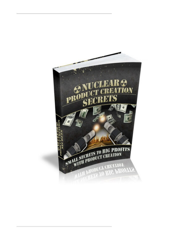 Nuclear Product Creation PDF Download – Unknown Author