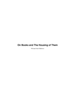 68403cd0932e6 on books and the housing of them Kitap Kapağı