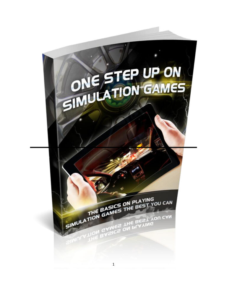One Step Up on Simulation Games PDF Download – Unknown Author
