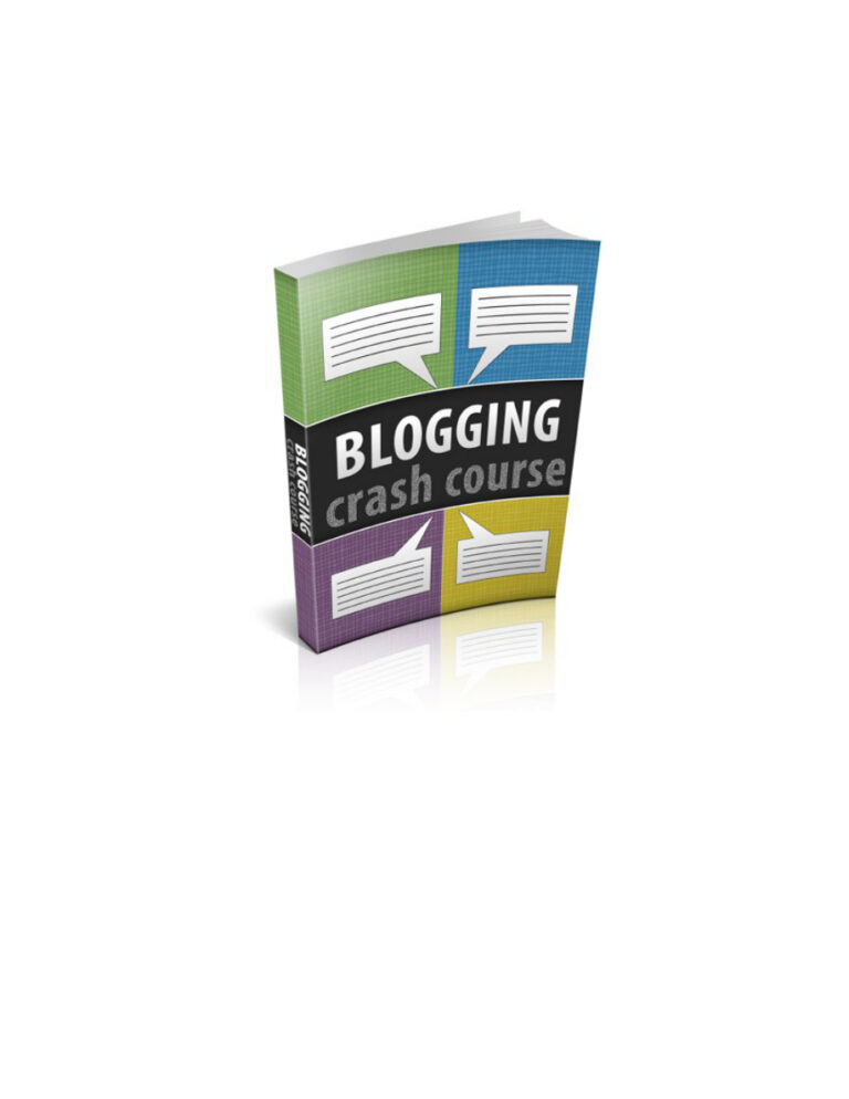 Blogging Crash Course PDF Download – Unknown Author