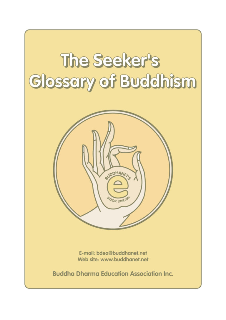 The Seeker’s Glossary of Buddhism PDF Download – Unknown Author