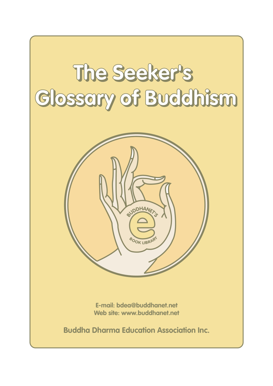 The Seeker's Glossary of Buddhism PDF Download
