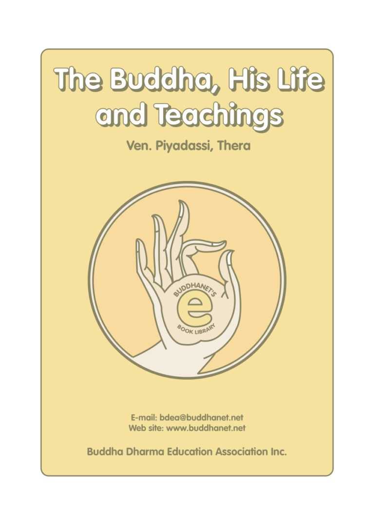 The Buddha: His Life and Teachings PDF Download – Piyadassi Thera