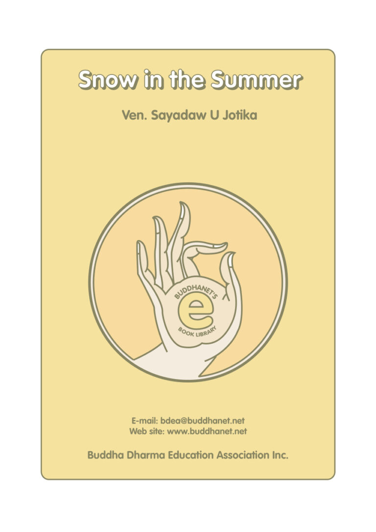 Snow in the Summer PDF Download – Sayadaw U Jotika