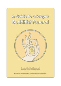 68458fd23f3d2 a guide to a proper buddhist funeral Kitap Kapağı
