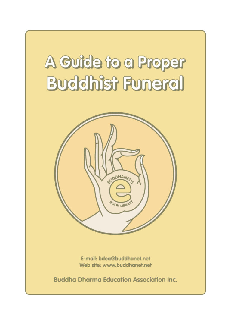 A Guide to a Proper Buddhist Funeral PDF Download – Unknown Author