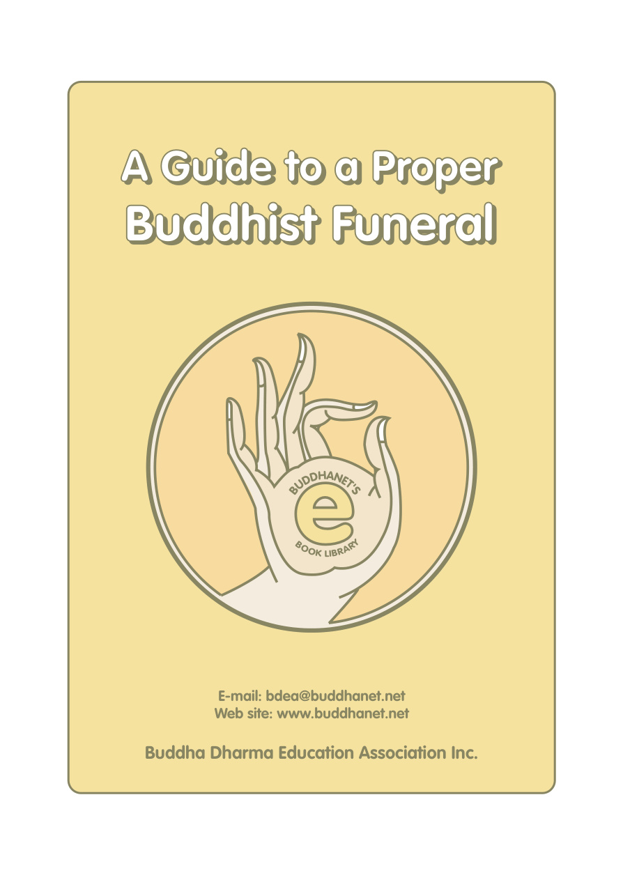 A Guide to a Proper Buddhist Funeral PDF Download