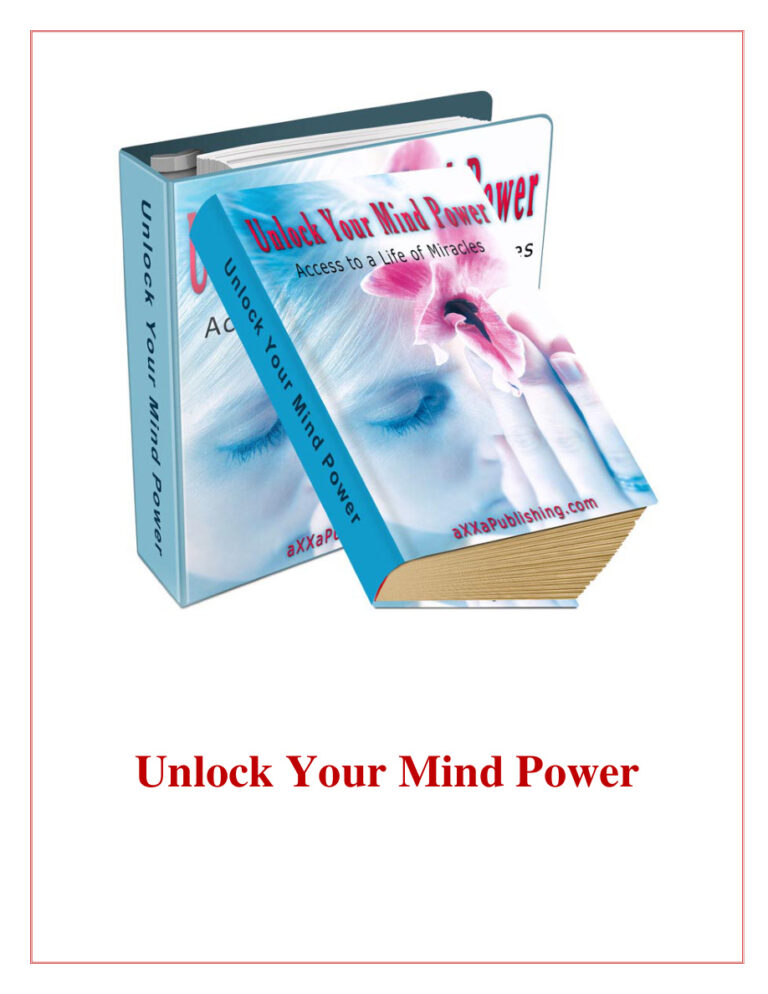 Unlock Your Mind Power PDF Download – Unknown Author