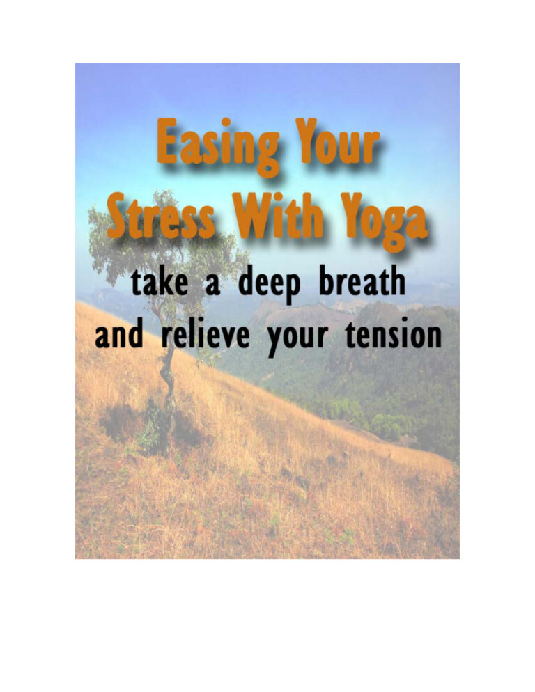 Easing Your Stress with Yoga PDF Download – Unknown Author