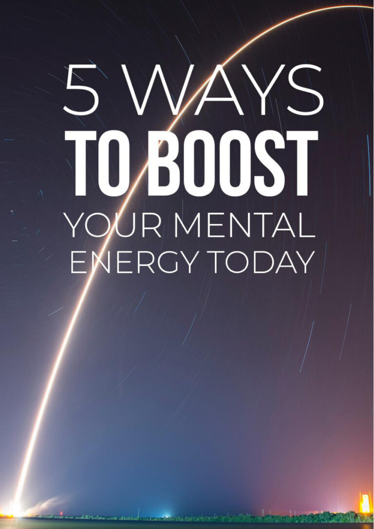 5 Ways to Boost Your Mental Energy Today PDF Download – Unknown Author