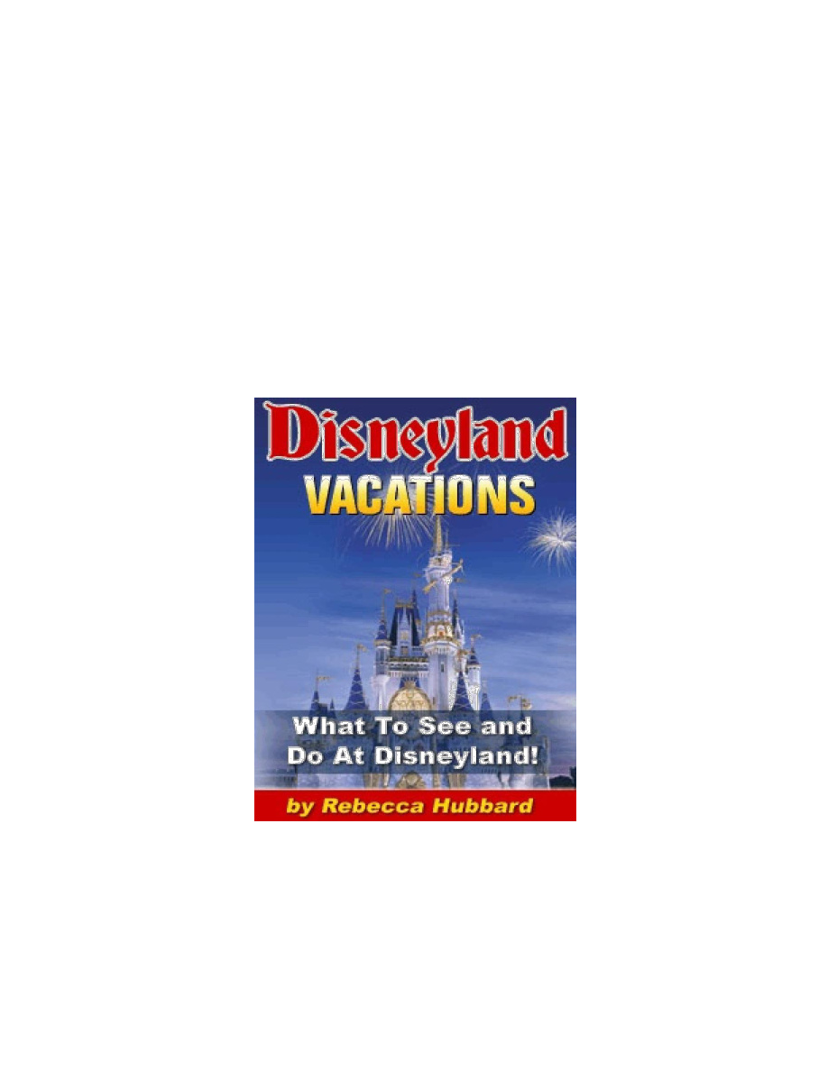 Disneyland Vacations PDF Download