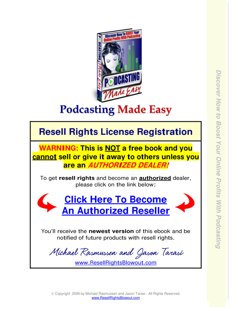 Podcasting Made Easy PDF Download – Unknown Author