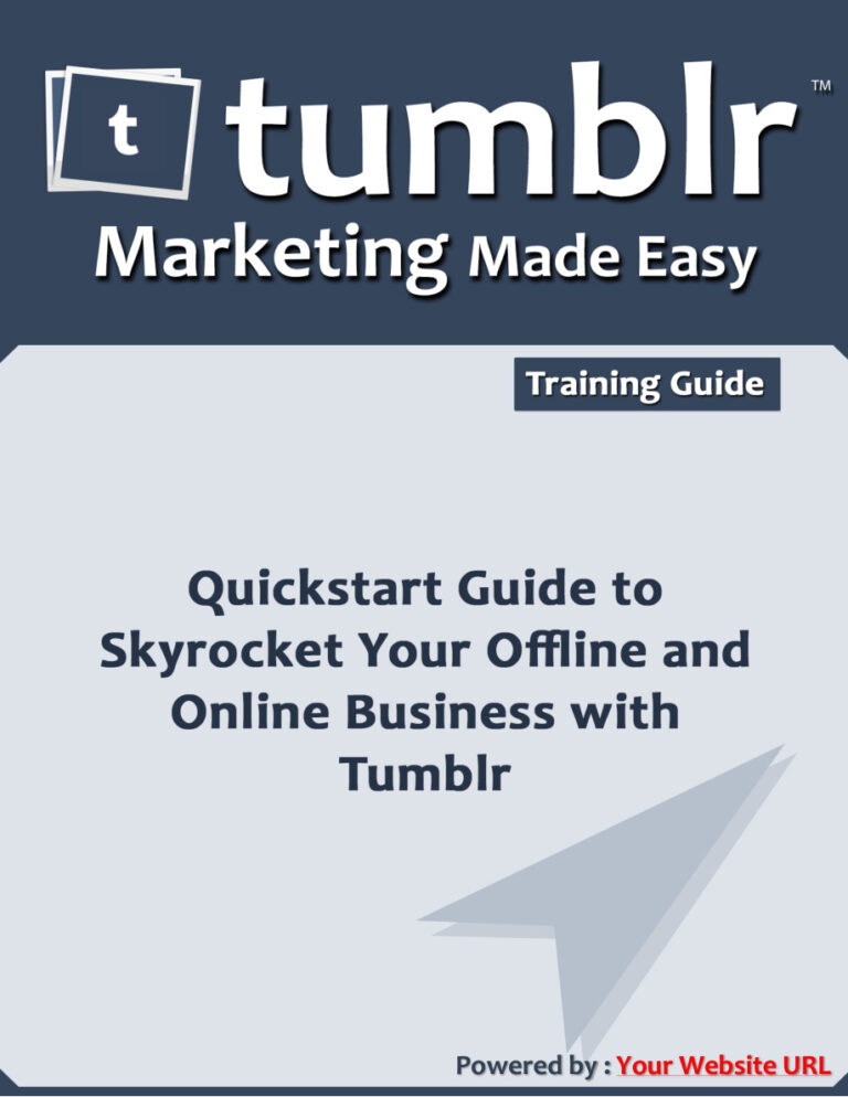 Tumblr Marketing Made Easy PDF Download – Unknown Author