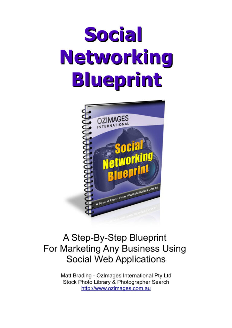 Social Networking Blueprint PDF Download – Unknown Author