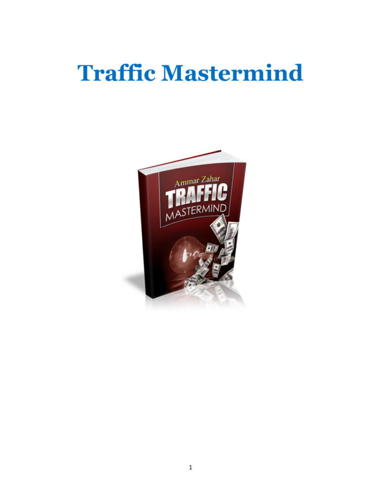 Traffic Mastermind PDF Download – Unknown Author