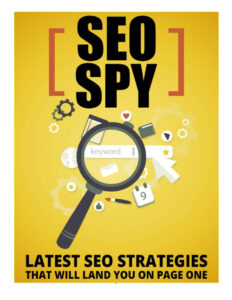 684dcec3305e6 seo spy latest seo strategies that will land you on page one Kitap Kapağı