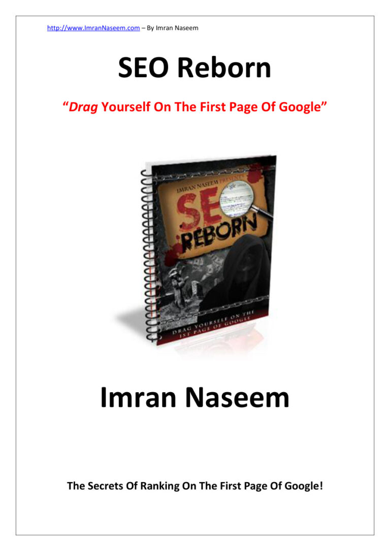 SEO Reborn PDF Download – Unknown Author