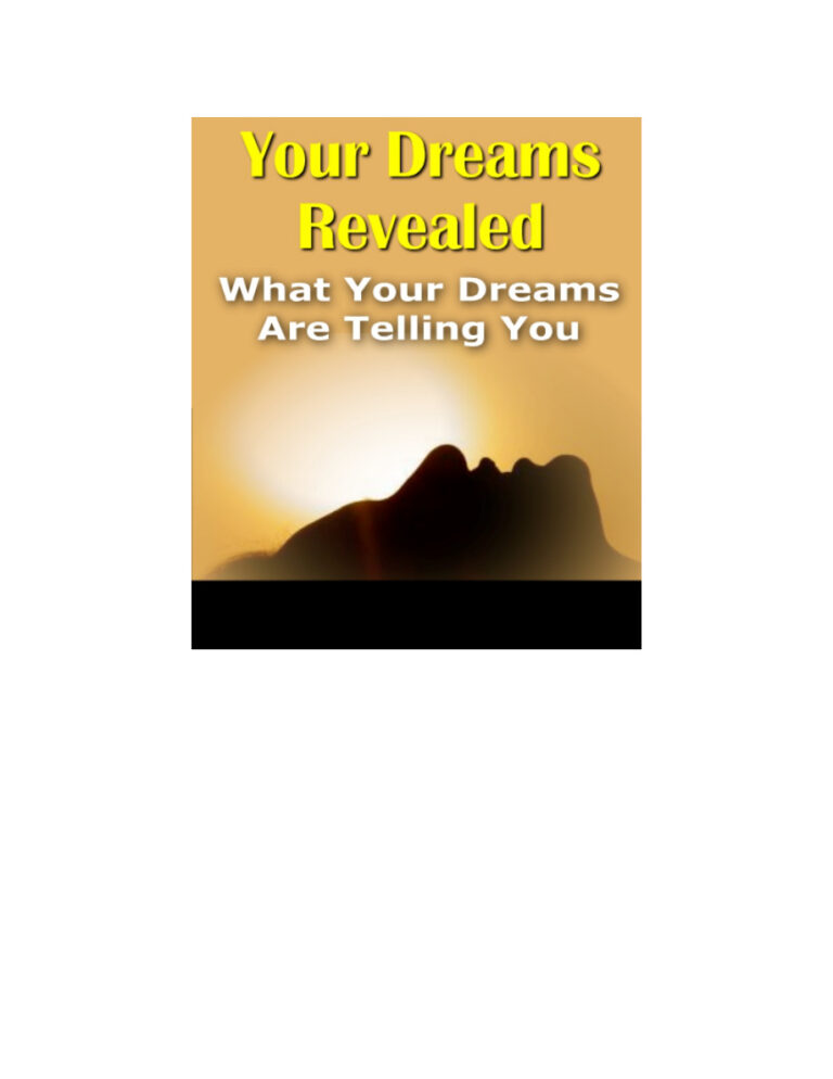 684fbc525308c your dreams revealed what your dreams are telling you Kitap Kapağı