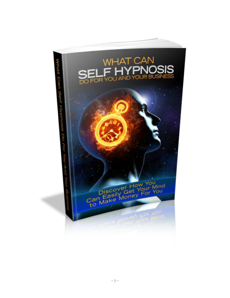 What Can Self-Hypnosis Do for You and Your Business PDF Download – Unknown Author