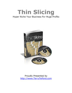 68503dc8e5602 thin slicing hyper niche your business for huge profits Kitap Kapağı