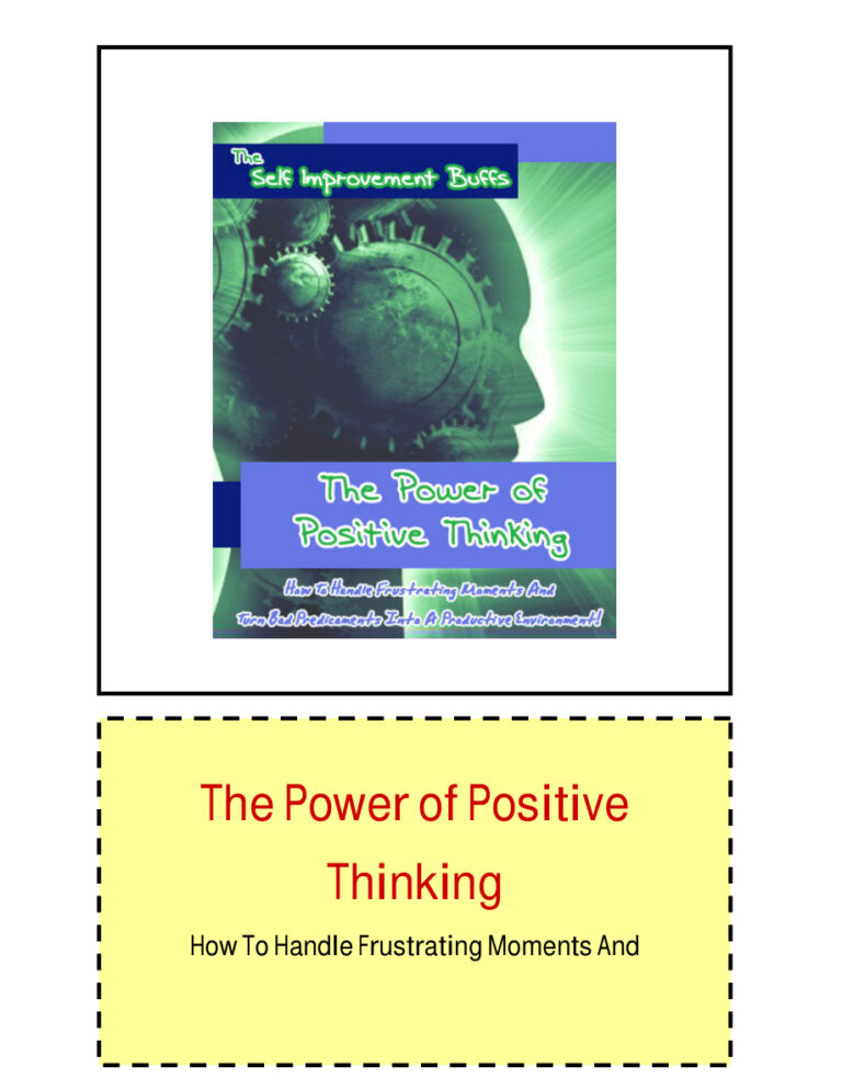 The Power of Positive Thinking PDF Download – Unknown Author