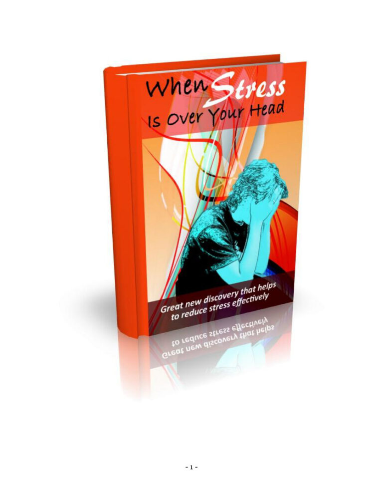 When Stress is Over Your Head PDF Download – Unknown Author