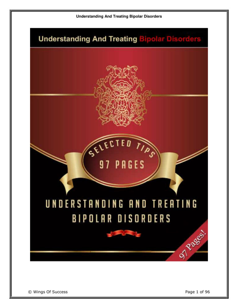 Understanding and Treating Bipolar Disorders PDF Download – Unknown Author