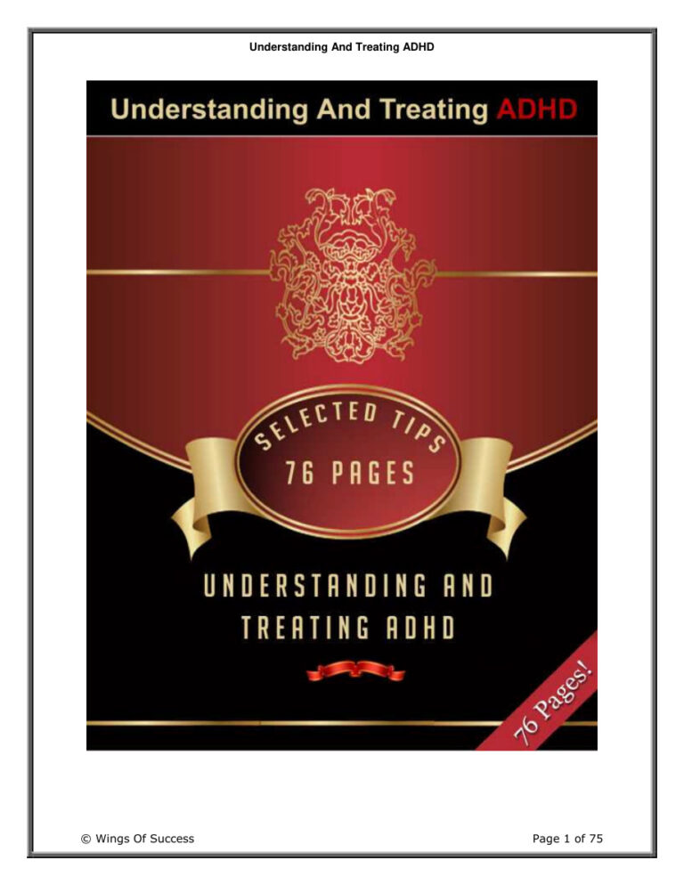 Understanding and Treating ADHD PDF Download – Unknown Author
