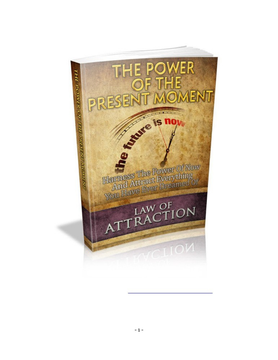 The Power of the Present Moment PDF Download