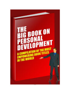 6856ea3c135c6 the big book on personal development Kitap Kapağı