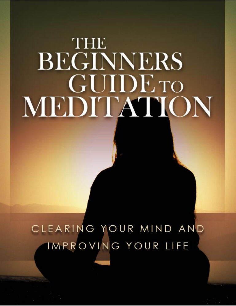 6856ee5609515 the beginners guide to meditation clearing your mind and improving your life Kitap Kapağı
