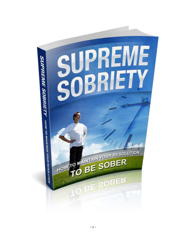 Supreme Sobriety PDF Download – Unknown Author