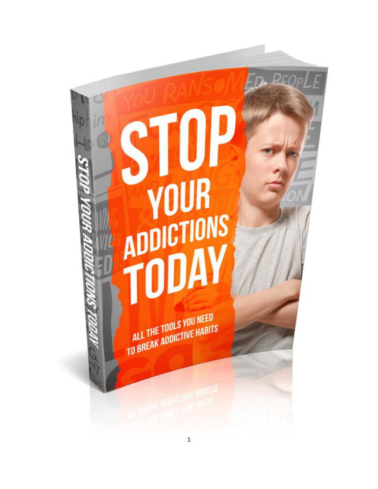Stop Your Addictions Today PDF Download – Unknown Author