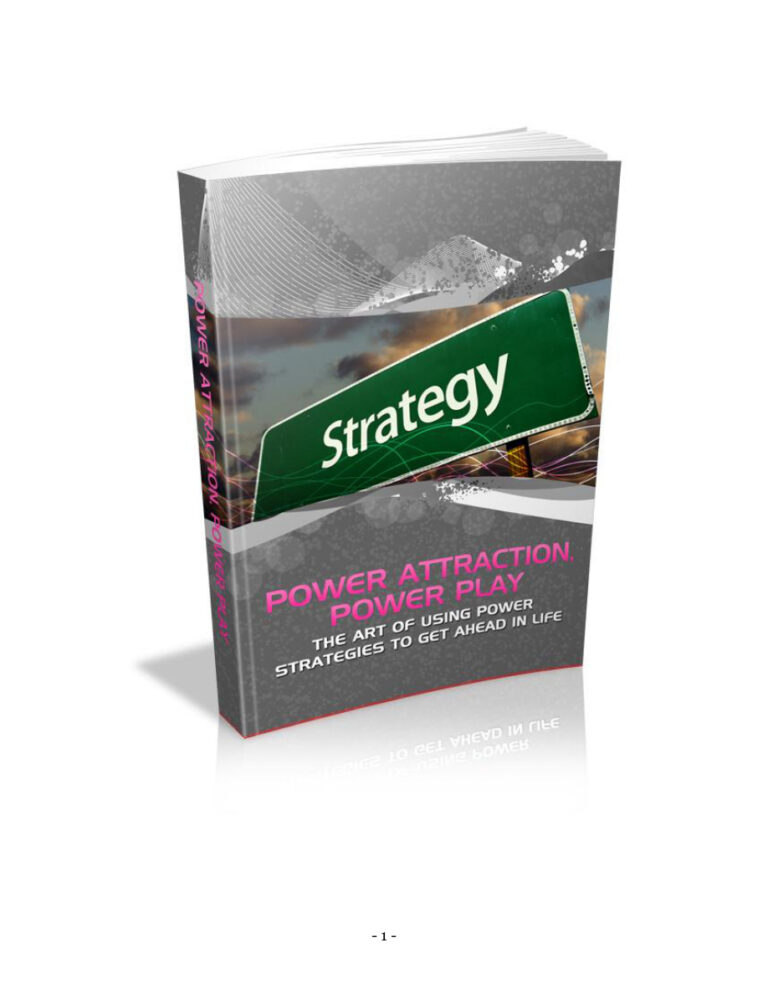 Power Attraction & Power Play PDF Download – Unknown Author