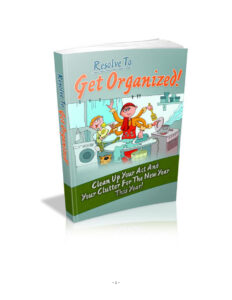 685921fde9598 resolve to get organized clean up your act and your clutter for the new year this year Kitap Kapağı