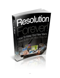 6859261414529 resolution forever how to keep your new year s resolution all year round Kitap Kapağı